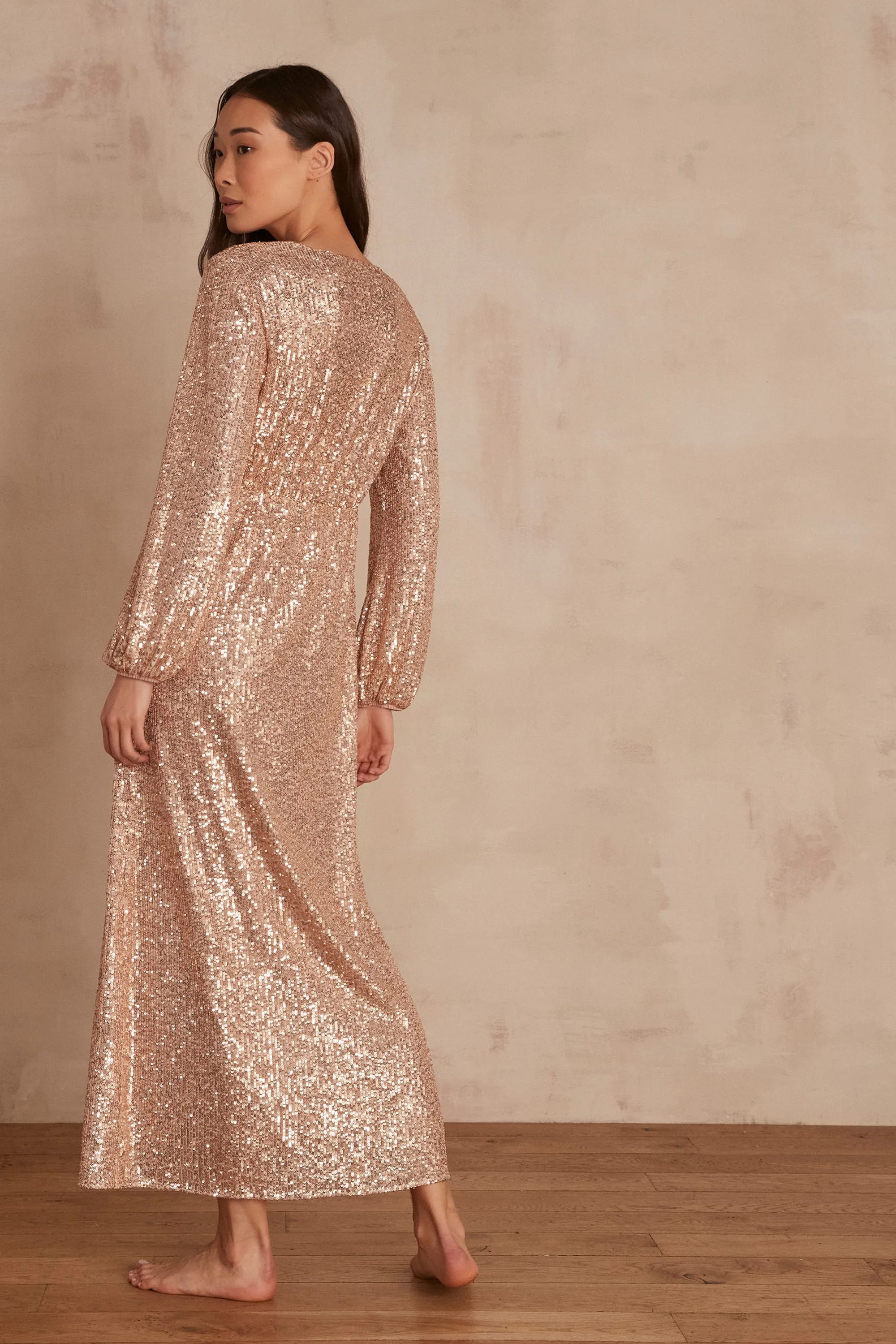 Robe à paillettes Cléopâtre POLYESTER | Maison 123