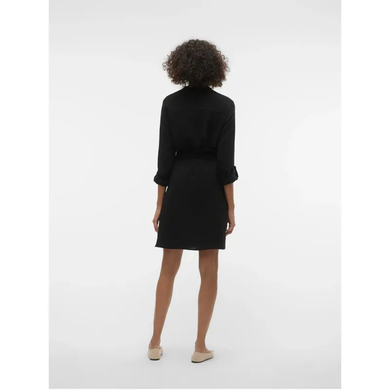 Robe courte à ceinture gavina noir femme - Vero Moda | wimod