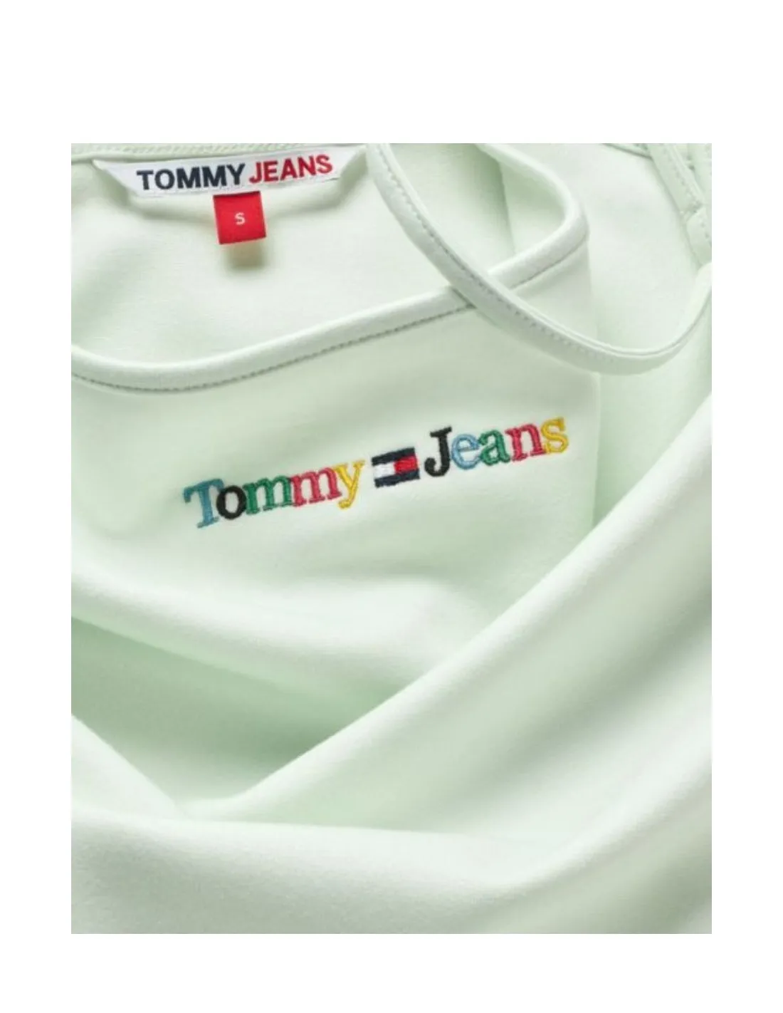 Robe Tommy Jeans Ref 59361 LXW Vert