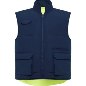 Roly R9313 - PERSEI Gilet Réversible Haute Visibilité Multipoche