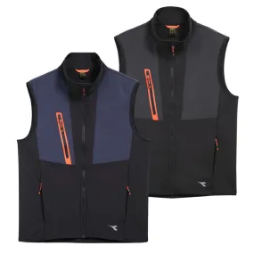 Softshell de travail hybride sans manche | Gilet Diadora Utility