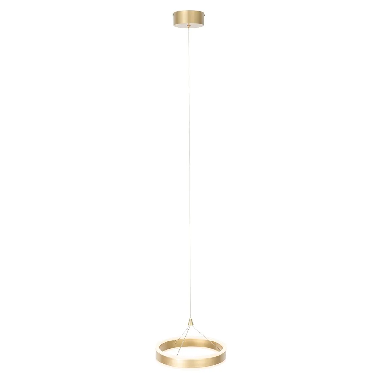 Suspension laiton 30 cm avec LED dimmable en 3 étapes - Lyani