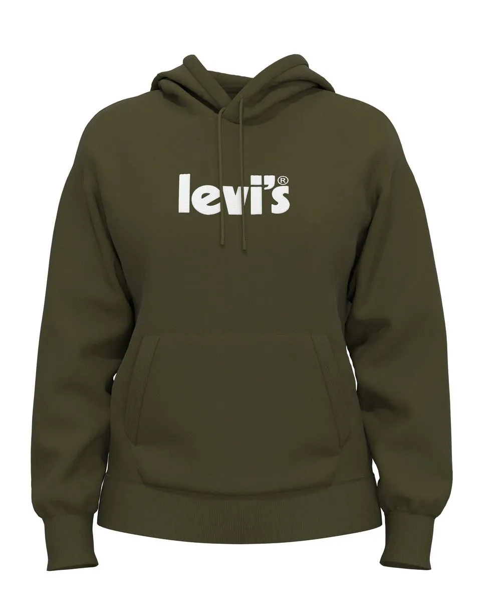 Sweatshirt Femme GRAPHIC STANDARD HOODIE Vert