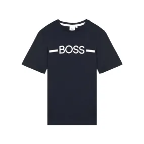 T-SHIRT BLEU MARINE BOSS ENFANT