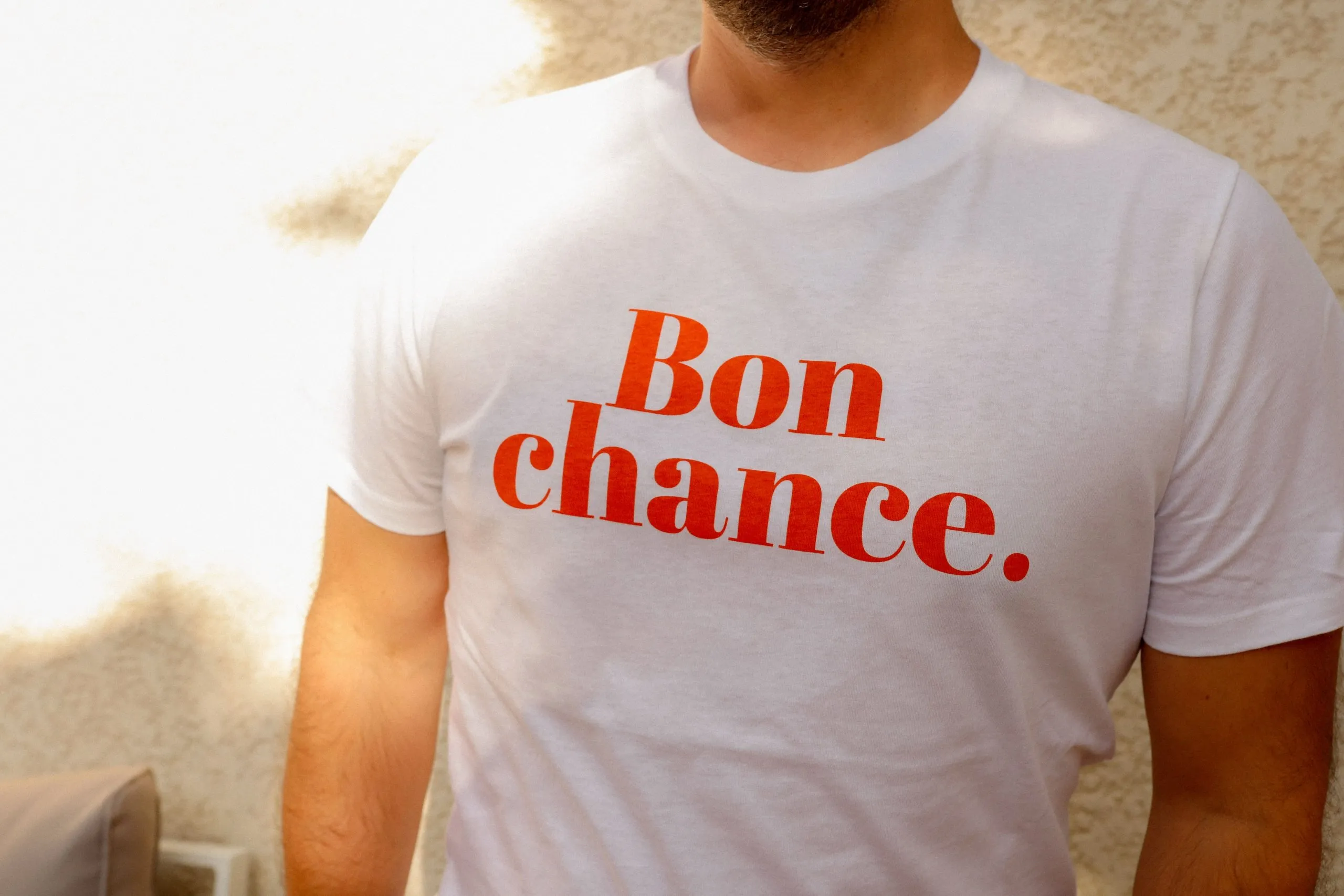 T-shirt coupe mixte Bon Chance - Odette & Lulu