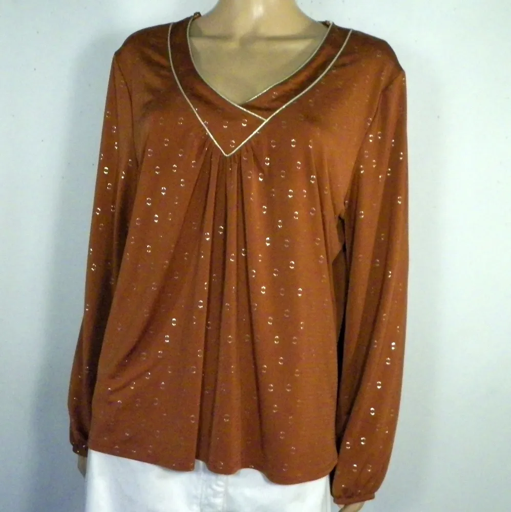 T-Shirt Femme Rouille GEMO T XXL.