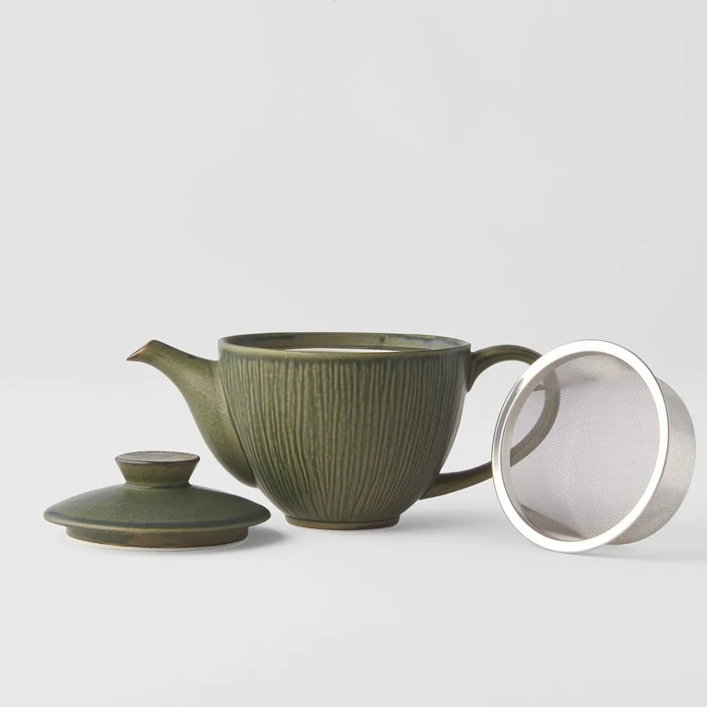 Théière avec infuseur à thé SENCHA 400 ml, vert, céramique, MIJ ✔ 79,99 € ⭕ Kulina