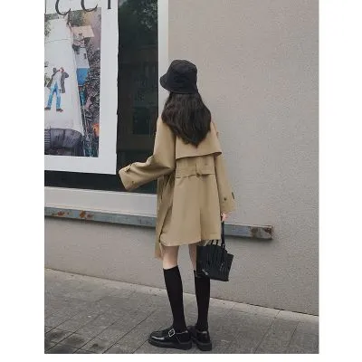 Trench classique avec ceinture pour femme