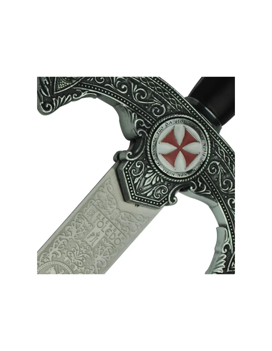 Épée templière rustique, décorée ⚔️ Boutique Épées